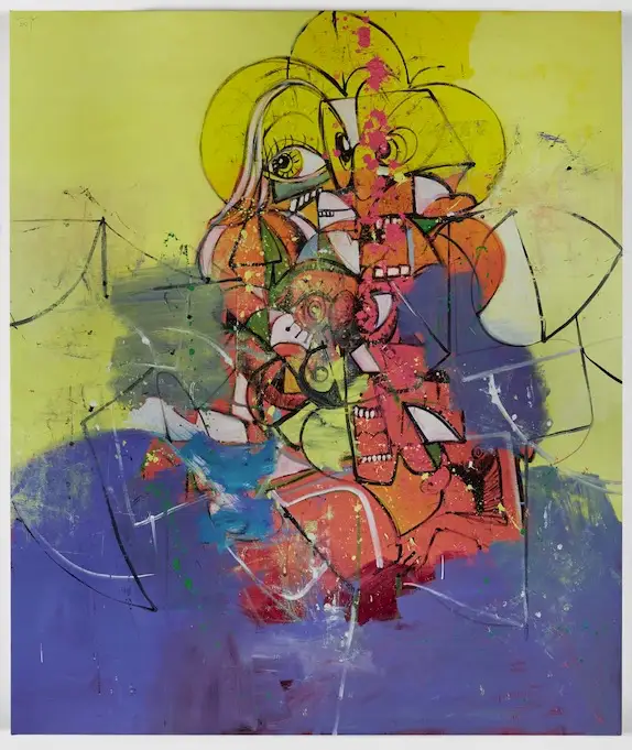 George Condo has painted a frenetic new group of works for a show at Hauser & Wirth in London. Courtesy George Condo/Hauser & Wirth