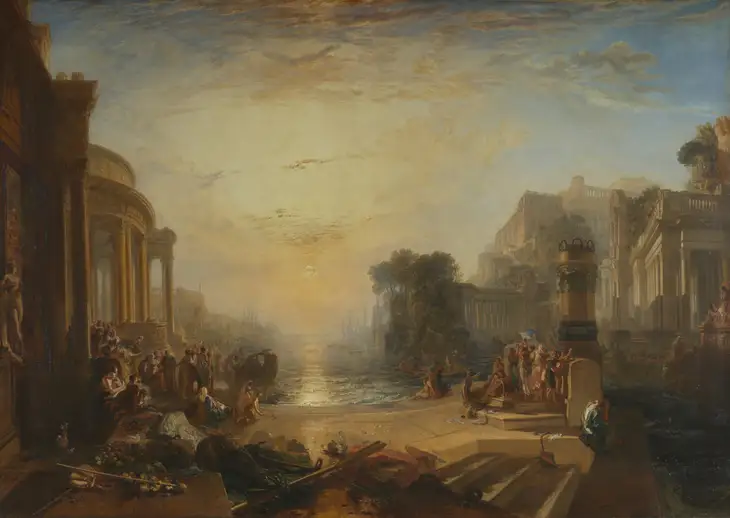 JMW Turner, The Decline of the Carthaginian Empire exhibited 1817
