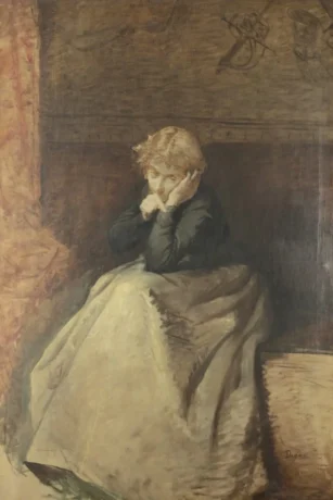 “Presunto ritratto della Contessa di Castiglione attribuito a Degas (catalogato come MS‑2728)”